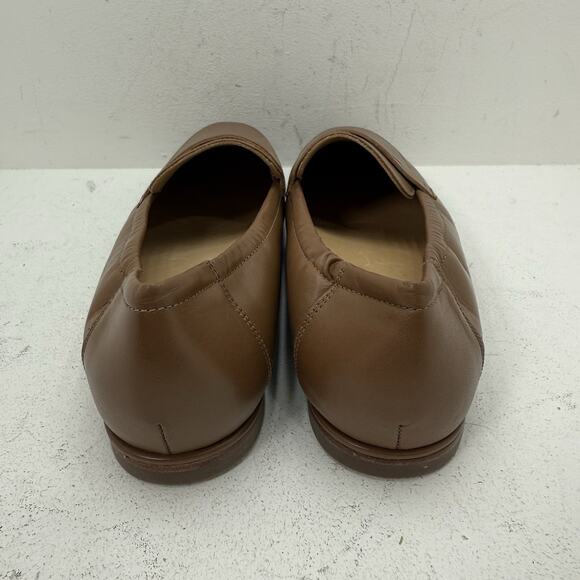 ABEO Naomi Loafers Size 11 Neutral Beige Leather Comfort Slip On Casual Shoes - Picture 3 of 8